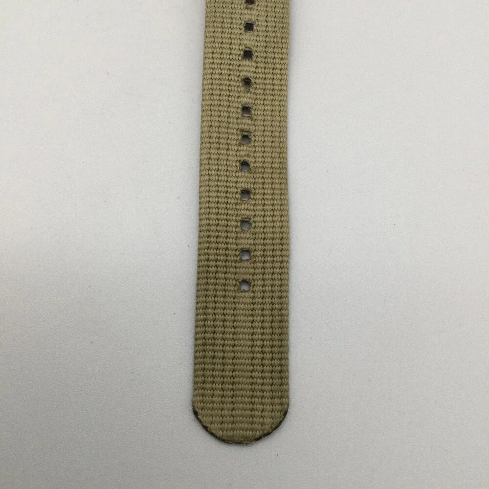 Wenger SAK Design Mens Watch 37mm Black Dial Green Nylon Date Swiss New Battery